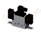 SMC VFR3210-5DZB-03T valve dbl non plugin base mt, VFR3000 SOL VALVE 4/5 PORT