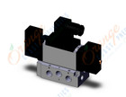 SMC VFR3210-5DZC-02T valve dbl non plugin base mt, VFR3000 SOL VALVE 4/5 PORT