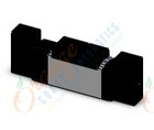 SMC VFR3300R-3FZB valve dbl plug-in base mount, VFR3000 SOL VALVE 4/5 PORT