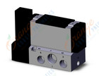 SMC VFR4100-3F-04T valve sgl plug-in base mount, VFR4000 SOL VALVE 4/5 PORT