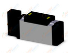 SMC VFR4100-3FZC valve sgl plug-in base mount, VFR4000 SOL VALVE 4/5 PORT