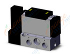 SMC VFR4100-5FZ-04T valve sgl plug-in base mount, VFR4000 SOL VALVE 4/5 PORT