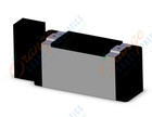 SMC VFR4100R-5F valve sgl plug-in base mount, VFR4000 SOL VALVE 4/5 PORT