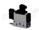 SMC VFR4110-3D-04T valve sgl non plugin base mt, VFR4000 SOL VALVE 4/5 PORT
