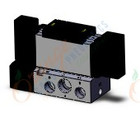 SMC VFR4300-3FZ-04T valve dbl plug-in base mount, VFR4000 SOL VALVE 4/5 PORT
