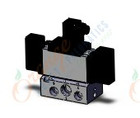 SMC VFR4310-3DZ-04T valve dbl non plugin base mt, VFR4000 SOL VALVE 4/5 PORT