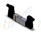 SMC VFS2530-5DZ-02T valve dbl solenoid body pt, VFS2000 SOL VALVE 4/5 PORT