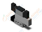 SMC VFS3600-3F-03T valve dbl plug-in base mount, VFS3000 SOL VALVE 4/5 PORT