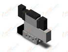 SMC VFS3600-5FZ-02T valve dbl plug-in base mount, VFS3000 SOL VALVE 4/5 PORT
