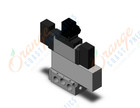 SMC VFS3610-3D-03T valve dbl non plug-in base mt, VFS3000 SOL VALVE 4/5 PORT
