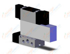 SMC VFS4600-3F-04T valve dbl plug-in base mnt, VFS4000 SOL VALVE 4/5 PORT