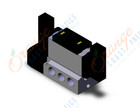 SMC VFS5200-5FZ-04T valve dbl plugin base mount, VFS5000 SOL VALVE 4/5 PORT