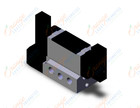SMC VFS5300-5F-03T valve dbl plugin base mount, VFS5000 SOL VALVE 4/5 PORT