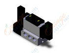 SMC VFS5300-5FZ-04T valve dbl plugin base mount, VFS5000 SOL VALVE 4/5 PORT