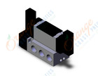 SMC VFS5400-5F-06T valve dbl plugin base mount, VFS5000 SOL VALVE 4/5 PORT