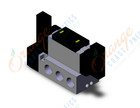 SMC VFS5400-5FZ-06T valve dbl plugin base mount, VFS5000 SOL VALVE 4/5 PORT