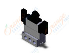 SMC VFS5610-3DZ-06T valve dbl non plugin base mt, VFS5000 SOL VALVE 4/5 PORT