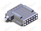SMC SS5V4-W10CD-04B-02N mfld, plug-in, circular conn., SS5V4 MANIFOLD SV4000