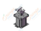 SMC RS2H80TN-40TM cyl, stopper, RSH STOPPER CYLINDER