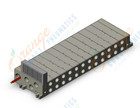SMC VV5Q51-1204LD1-SD mfld, plug-in, vq5000, VV5Q51/55 MANIFOLD