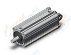 SMC CDQ2D80-200DCMZ-A93L cylinder, CQ2-Z COMPACT CYLINDER