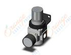 SMC ARP30K-N03BG-YZ precision regulator, ARP PRECISION REGULATOR