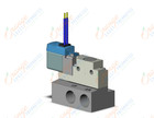 SMC VQZ115K-5G1-01N valve, VQZ100 VALVE, SOL 3-PORT***