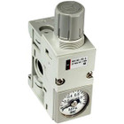 SMC ARM11BB3-557-AZ compact mfld regulator w/gauge, ARM11 MANIFOLD REGULATOR