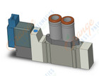 SMC SY3120-5MOU-N7 valve, sgl sol, body pt (dc), SY3000 SOL/VALVE, RUBBER SEAL***