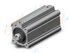 SMC CDQ2A50-100DCZ-M9BWL-XC35 cylinder, CQ2-Z COMPACT CYLINDER