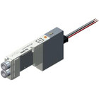 SMC SQ1A41-5L1-C4 valve, dbl, n/plug-in, 3 port, SQ1000 VALVE, SOL 4-WAY