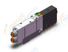 SMC SQ2A41-5LOD1-N7-M valve, dbl, n/plug-in, 3 port, SQ2000 VALVE, SOL 4-WAY