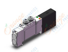 SMC SQ2231D-51-L6 valve, dbl, plug-in, dbl sol, SQ2000 VALVE, SOL 4-WAY