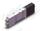 SMC SQ2440N-5LO1-C4 valve, dbl, n/plug-in, SQ2000 VALVE, SOL 4-WAY