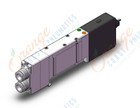 SMC SQ2441N-5L1-C8 valve, dbl, n/plug-in, SQ2000 VALVE, SOL 4-WAY