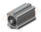 SMC CDQ2A63-100DCZ-XC35 base cylinder, CQ2-Z COMPACT CYLINDER