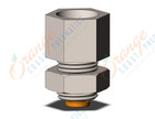 SMC KQ2E03-35N fitting, bulkhead connector, KQ2 FITTING (sold in packages of 10; price is per piece)