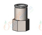 SMC KQ2F10-02N fitting, female connector, KQ2 FITTING (sold in packages of 10; price is per piece)