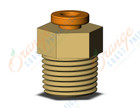 SMC KQ2H01-01A fitting, male connector, KQ2 FITTING (sold in packages of 10; price is per piece)