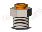 SMC KQ2H03-34N fitting, male connector, KQ2 FITTING (sold in packages of 10; price is per piece)