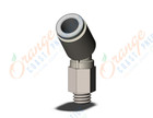 SMC KQ2K06-M6N fitting, 45 deg male elbow, KQ2 FITTING (sold in packages of 10; price is per piece)