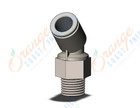 SMC KQ2K10-02NS fitting, 45 deg male elbow, KQ2 FITTING (sold in packages of 10; price is per piece)