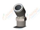 SMC KQ2K12-03NS fitting, 45 deg male elbow, KQ2 FITTING (sold in packages of 10; price is per piece)