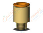 SMC KQ2S11-34A fitting, hex hd male connector, KQ2 FITTING (sold in packages of 10; price is per piece)