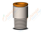 SMC KQ2S11-35NS fitting, hex hd male connector, KQ2 FITTING (sold in packages of 10; price is per piece)