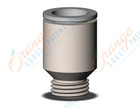 SMC KQ2S12-U02N fitting, hex hd male connector, KQ2(UNI) ONE TOUCH UNIFIT (sold in packages of 10; price is per piece)