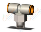 SMC KQ2T11-35NS fitting, branch tee, KQ2 FITTING (sold in packages of 10; price is per piece)