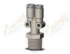 SMC KQ2U04-02NS fitting, branch y, KQ2 FITTING (sold in packages of 10; price is per piece)