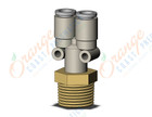 SMC KQ2U06-03A fitting, branch y, KQ2 FITTING (sold in packages of 10; price is per piece)