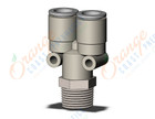 SMC KQ2U10-03NS fitting, branch y, KQ2 FITTING (sold in packages of 10; price is per piece)